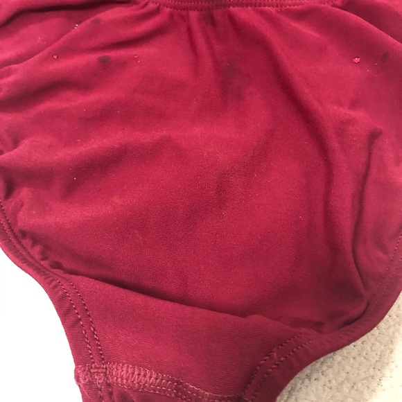 HELD DO NOT BUY: Jolyn nils wine red size 28 suit - Picture 6 of 6